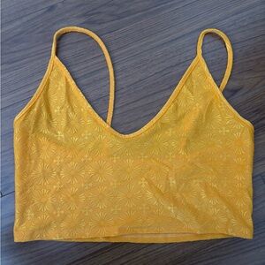 Chrome Hearts Yellow Floral Top